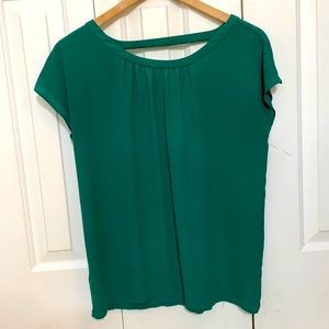 LOFT mixed media shirt